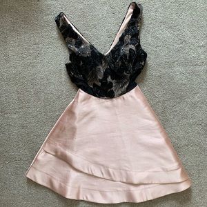 Semi formal fit and flare dress